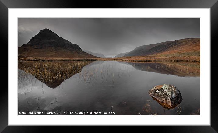 Buachaille Etive Beag Framed Mounted Print by Creative Photography Wales