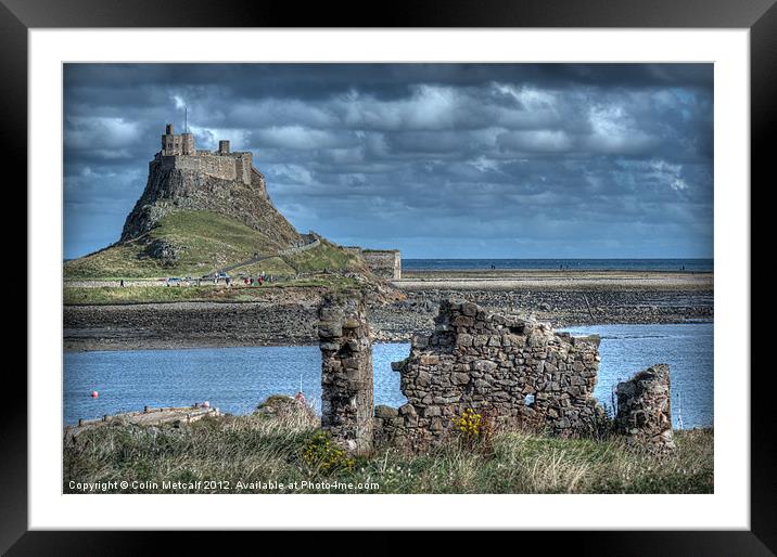 Lindifarne Castle (Holy Island) Framed Mounted Print by Colin Metcalf