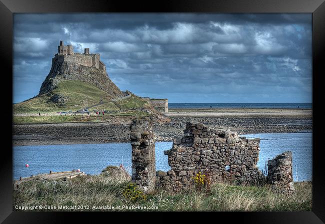 Lindifarne Castle (Holy Island) Framed Print by Colin Metcalf