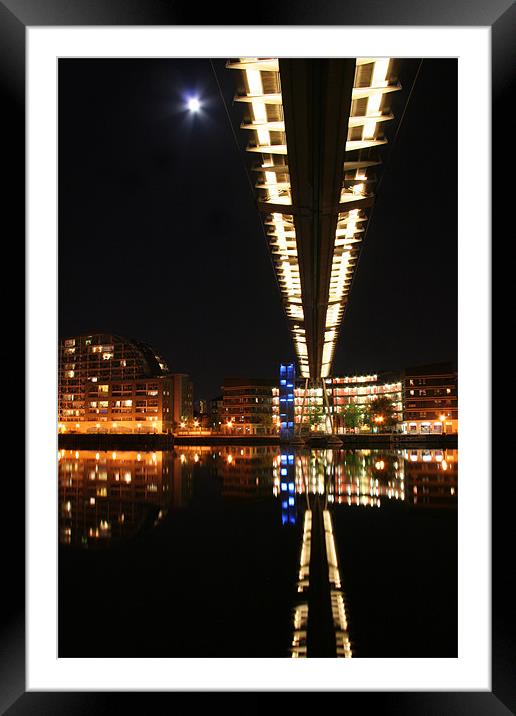 Under the bridge Framed Mounted Print by Vitor Da Silva