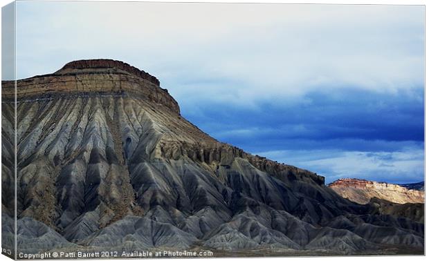 Mountain Shades Canvas Print by Patti Barrett