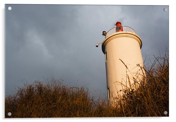Lighthouse at dawn Acrylic by Ian Jones