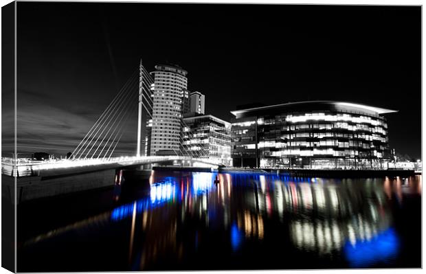 Media City reflection Canvas Print by Gary Mather