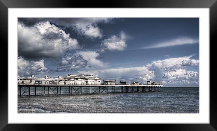 Paignton Pier. Framed Mounted Print by Louise Wagstaff