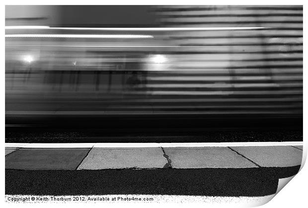Train Lines Print by Keith Thorburn EFIAP/b
