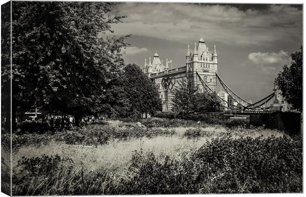 London Overgrown Canvas Print by Neal P