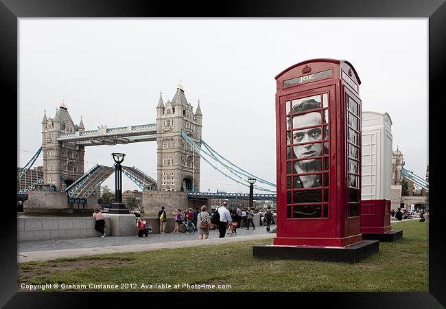 London Calling Framed Print by Graham Custance