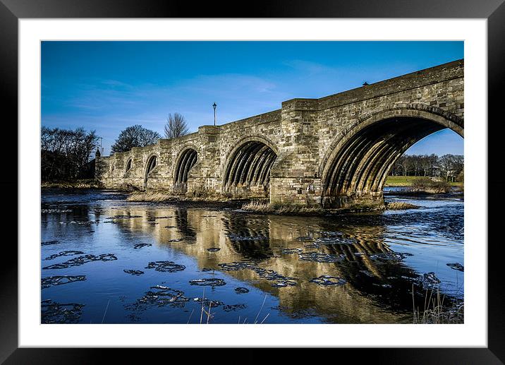 Bridge of Dee,Aberdeen Scotland by Bob Stephen Framed Mounted Print by Robert Stephen