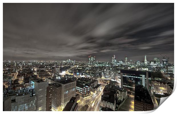 City Nights Print by Jason Green