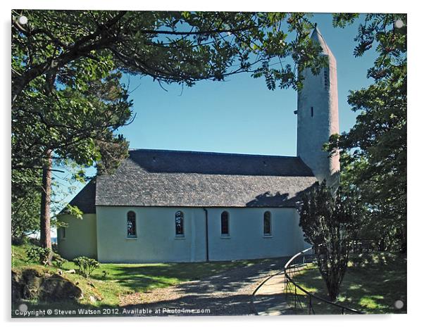 Kilmore Church Acrylic by Steven Watson