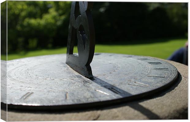 Sundial at Noon Canvas Print by Ian Challinor