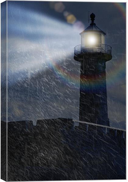 Twas on a Stormy Night Canvas Print by Fraser Hetherington