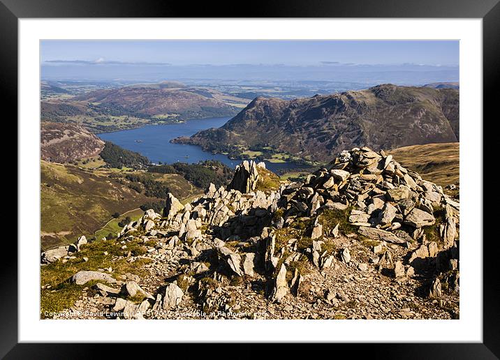 Ullswater View Framed Mounted Print by David Lewins (LRPS)