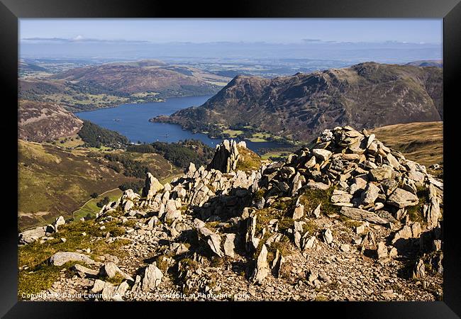 Ullswater View Framed Print by David Lewins (LRPS)