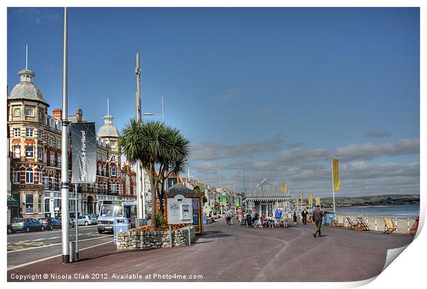 The Esplanade Print by Nicola Clark