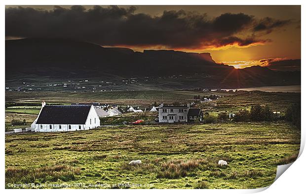 Staffin, Isle of Skye Print by Paul Messenger
