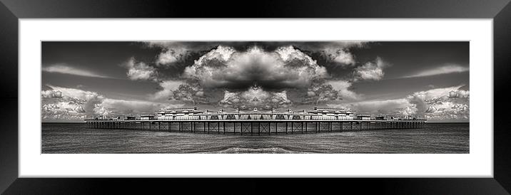 Paignton Pier, Creative. Framed Mounted Print by Louise Wagstaff