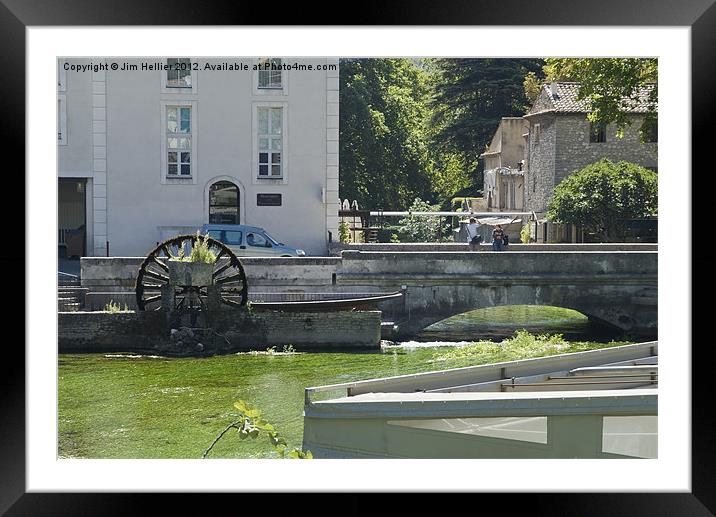 Travel Photography the Luberon Provence France Framed Mounted Print by Jim Hellier