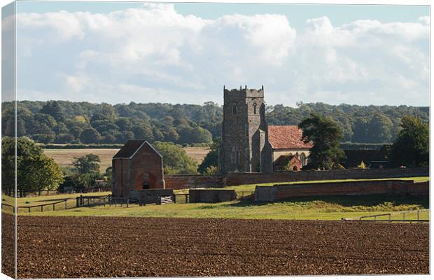 Letheringham church Canvas Print by Will Black