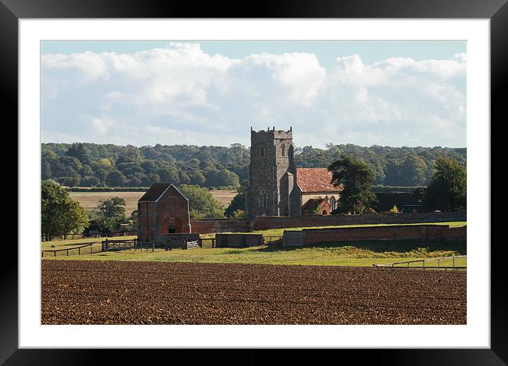 Letheringham church Framed Mounted Print by Will Black