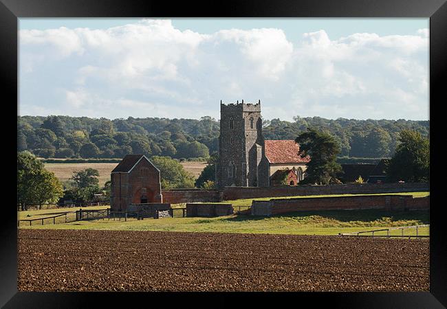 Letheringham church Framed Print by Will Black