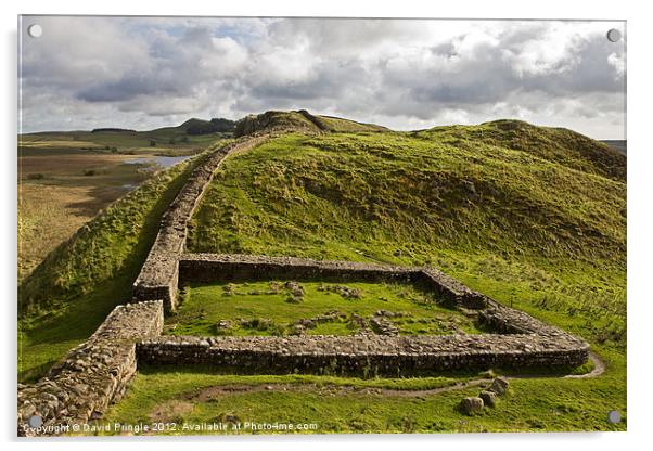 Milecastle 39 Acrylic by David Pringle