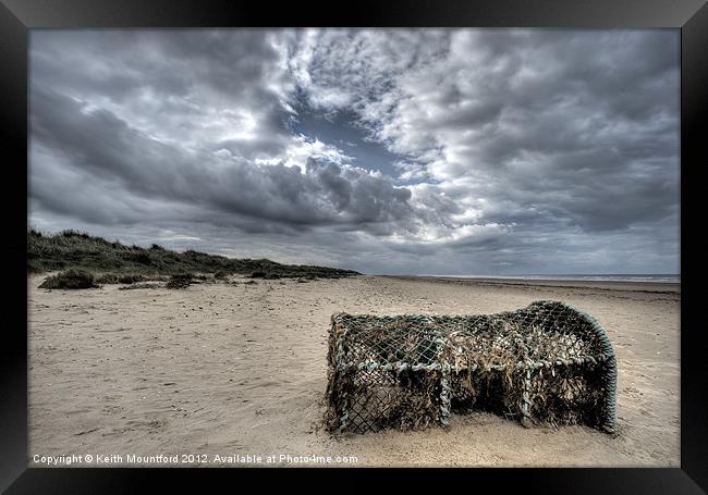 The Lobster Pot Framed Print by Keith Mountford