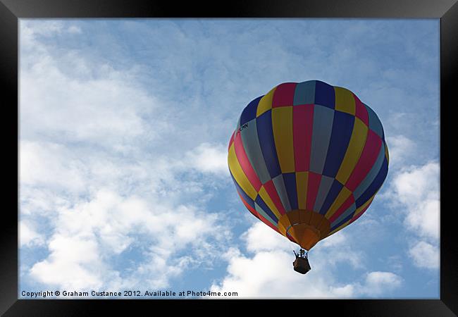 Up, Up and Away Framed Print by Graham Custance