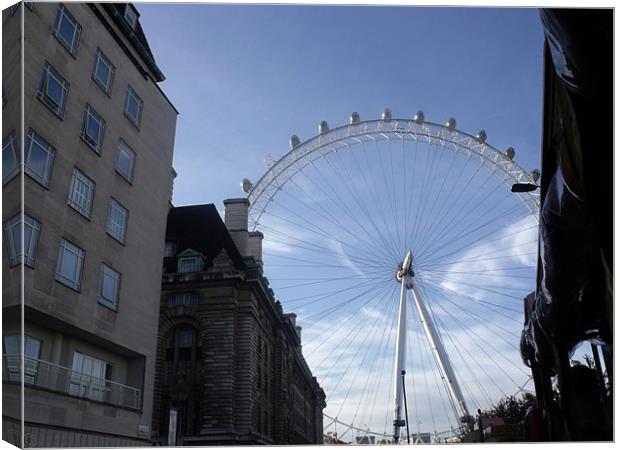 London Eye Canvas Print by claire beevis