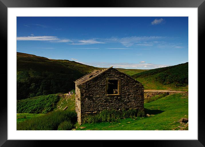 Swaledale Yorkshire Framed Mounted Print by John Hare