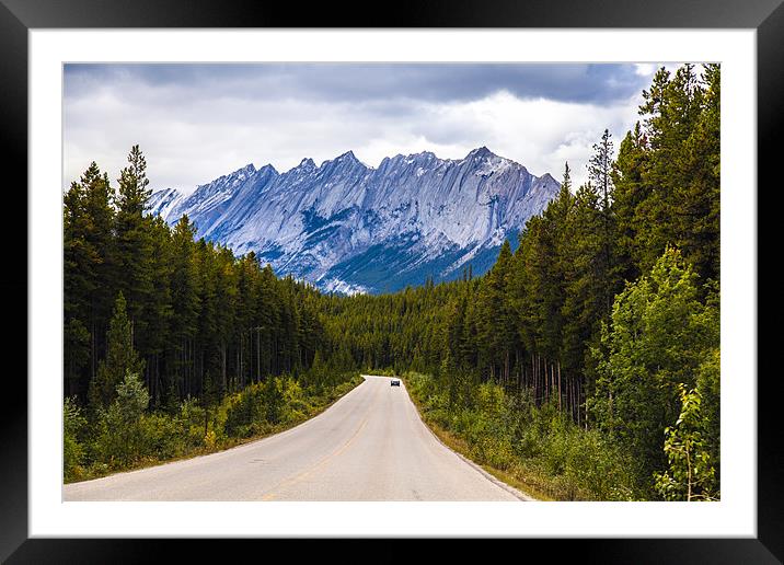 Road to the Mountains Framed Mounted Print by Mark Harrop