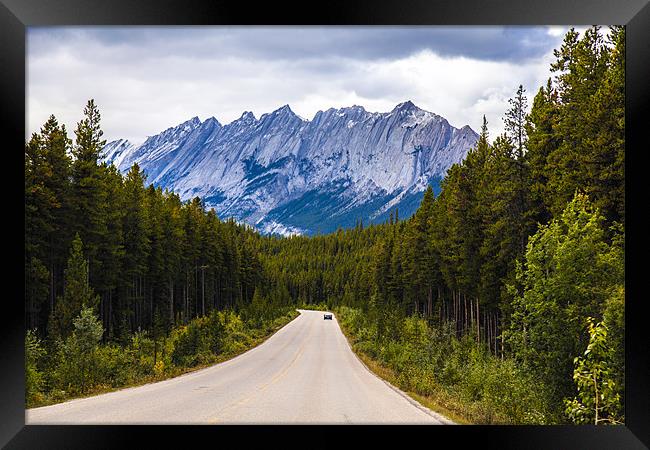 Road to the Mountains Framed Print by Mark Harrop