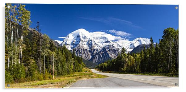 Majestic Mount Robson Acrylic by Mark Harrop