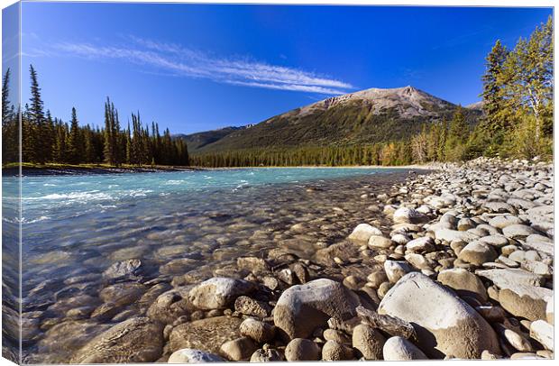Bend in the River Canvas Print by Mark Harrop