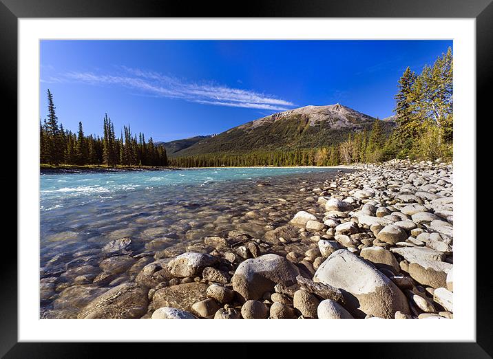 Bend in the River Framed Mounted Print by Mark Harrop
