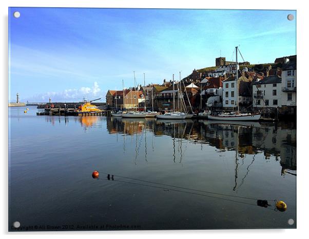 Whitby Morning Acrylic by Ali Brown