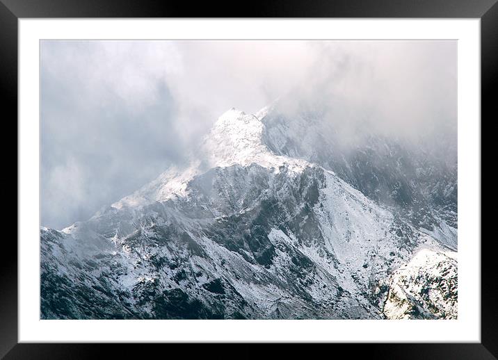 Mount Snowdon Framed Mounted Print by Scott  Paul