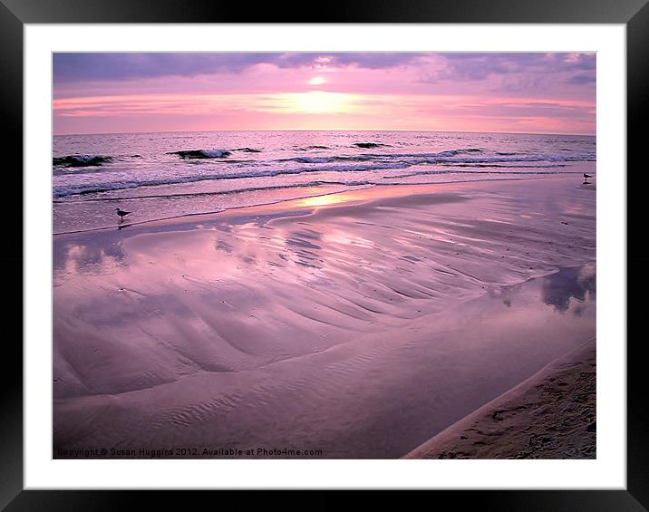 Beveled Reflections Framed Mounted Print by Susan Medeiros