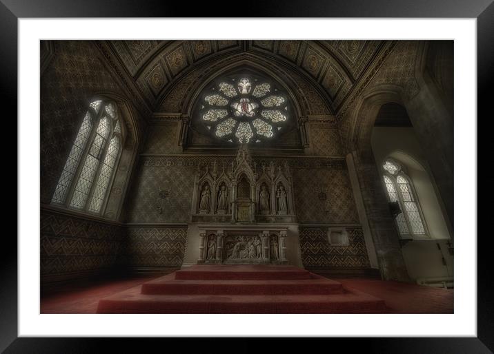 Abandoned chaple Framed Mounted Print by andrew bagley