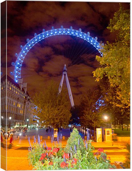 The London Eye Canvas Print by Clive Eariss