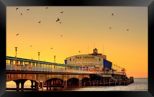 Bournemouth Pier Framed Print by Louise Godwin