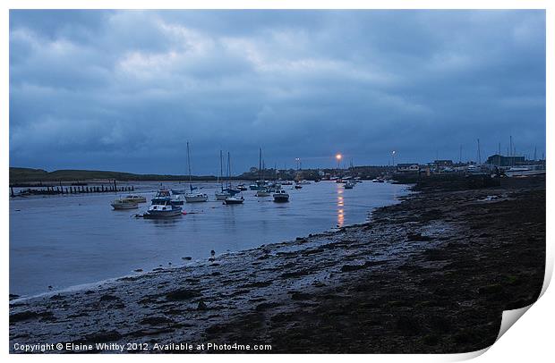 Amble at NIght Print by Elaine Whitby