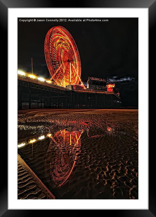 Central pier, Blackpool Framed Mounted Print by Jason Connolly