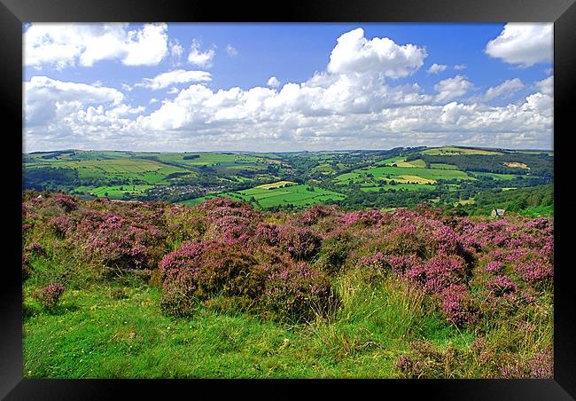 View from Curbar Edge, Peak District Framed Print by Scott  Paul