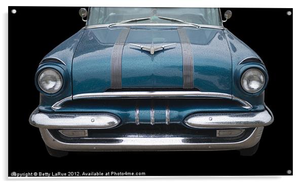 Classic 1955 Pontiac Star Chief Acrylic by Betty LaRue
