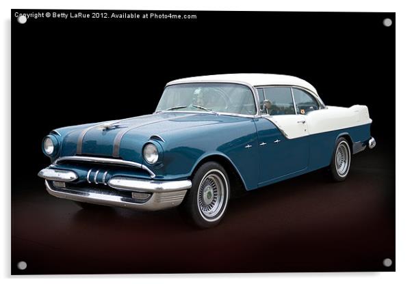 Classic 1955 Pontiac Star Chief Auto Acrylic by Betty LaRue