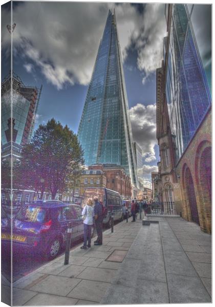 The Shard high rise Canvas Print by David French