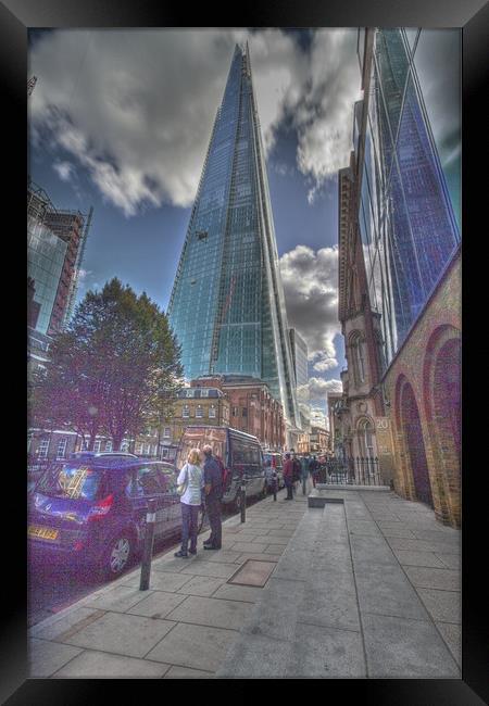 The Shard high rise Framed Print by David French
