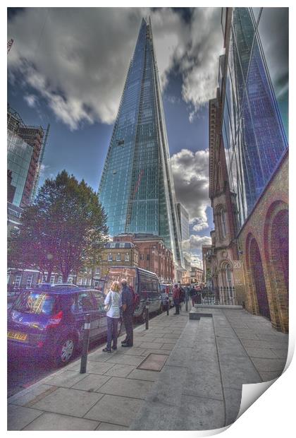 The Shard high rise Print by David French