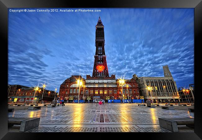 Blackpool Tower, Lancashire Framed Print by Jason Connolly